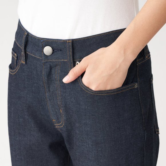 Muji Women's 4 Way Stretch Denim Boyfriend Fit - Size 26 - Picture 4 of 11